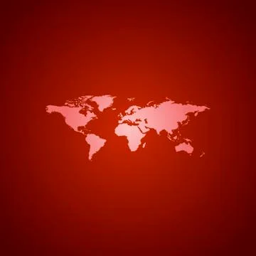 Red world Illustrazione stock