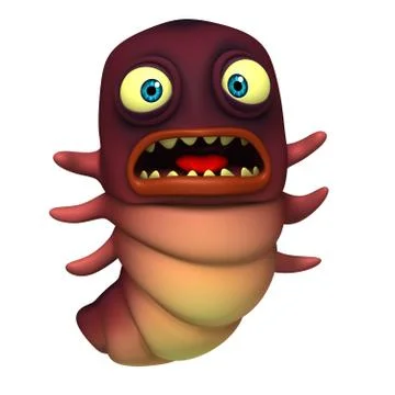 Red worm Stock Illustration