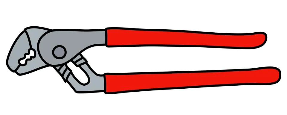 The red wrench Stock Illustration