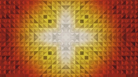 Red yellow and white square background with random movement Stock Footage 104016067