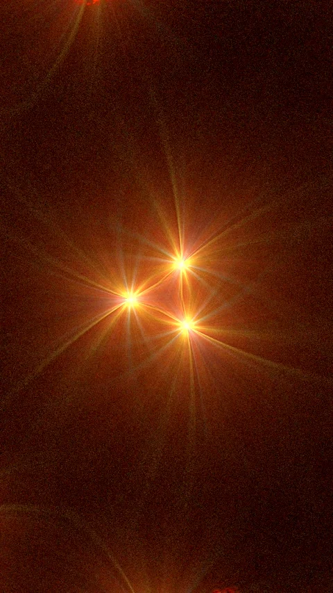 Red yellow bright glowing rotating pattern of curved rays on a black background Video stock 337936563
