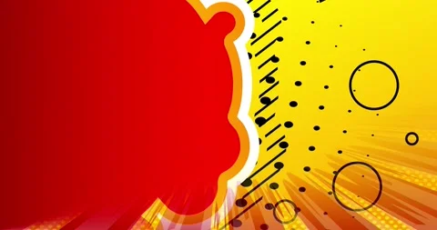 Red Yellow Comic Book Background Stock Footage 170101685