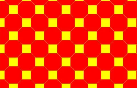 Red Yellow Geometric Seamless Pattern Abstract Background Illustrazione stock