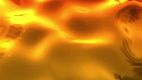 Red yellow gradient of foil forms folds in slow motion. Animated metalic Stock Footage 133316274