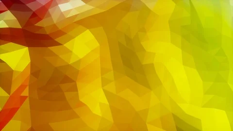 Red to yellow green gradient low poly evolving looping surface 스톡 동영상 122761614