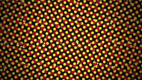 Red yellow halftone dots sliding seamless loop motion background Stock Footage 344632711