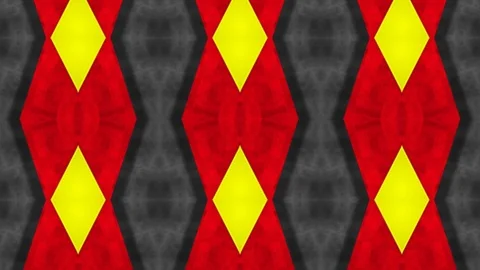 Red yellow line Stock Footage 97056026