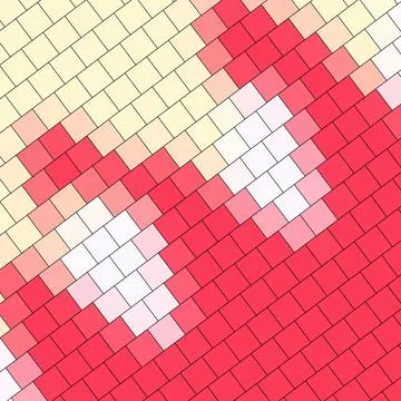 Red yellow pink squared pattern background for wallpapers Stock Illustration