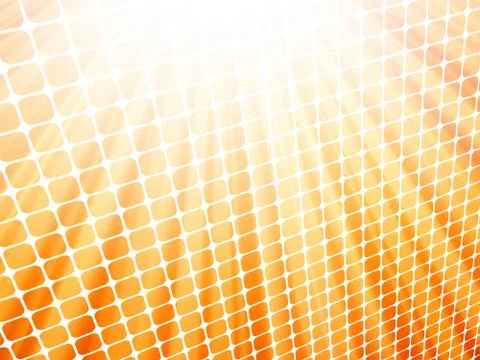 Red yellow rays light 3D mosaic. EPS 8 Stock Illustration