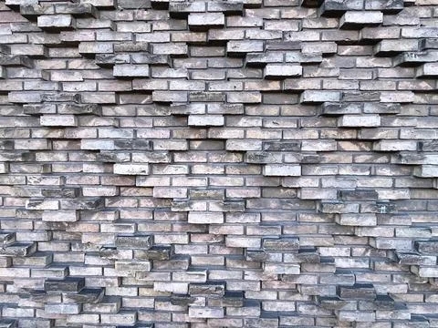 Red yellow wall background texture. Background of old vintage yellow brick wa Stock Photos