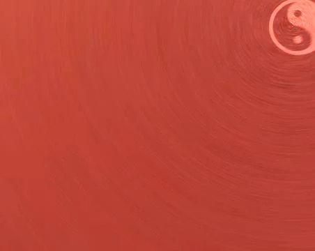 Red yin yang vortex background Stock Photos