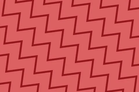 Red zigzag pattern vector with diagonal chevron lines Stock Illustration