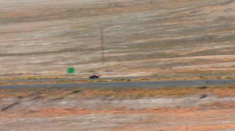 RedCar&amp;Route Stock Footage 40713899