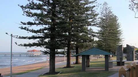 Redcliffe Pier 1 Stock Footage 10678436