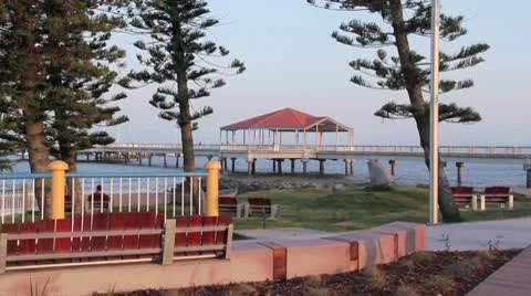 Redcliffe Pier 3 Stock Footage 10678628