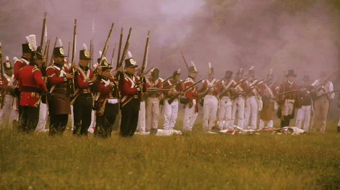 Redcoats Frontline Video stock 739523