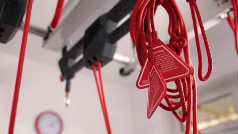 Redcord, Black system, Mounted handles Stock-Footage 306404156