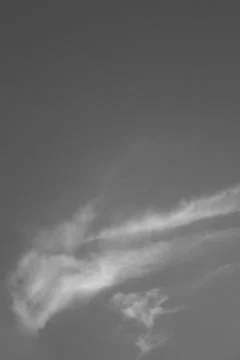 Reddish blue sky with small cloud Stock Photos