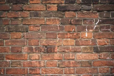 Reddish brick stone wall as a texture background. brick wall texture Stock Photos