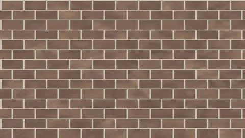 Reddish brown brick wall texture seamless pattern Stock Illustration