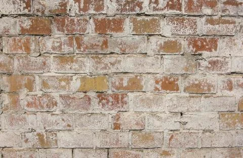 Reddish brown old brick wall Stock Photos