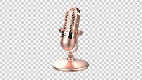 Reddish colour mic Stock Illustration