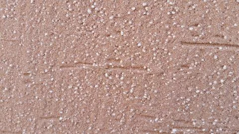 Reddish  floor abstract background: polished concrete plaster wall texture re Stock Photos