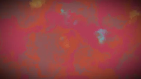 Reddish pink fluid clouds drift in a seamless loop Stock Footage 341857645
