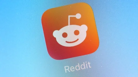 Reddit App Icon Launching On Smartphone Screen Stock Footage 77580298