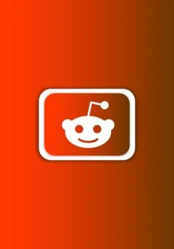 Reddit logo sign symbol vector. Mobile apps online service icon. Social Media Stock Illustration
