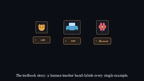 Redefining Supervision - teaching machines truth with or without a teacher Stock-Footage 338446499