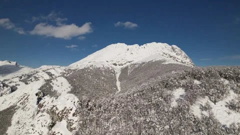 Redes Natural park in winter Stock Footage 295535948