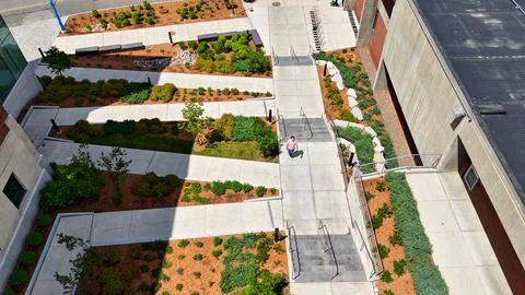 Redesigned and Redeveloped - SUNY ESF - Syracuse, NY Stock Photos