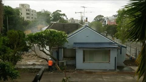 Redevelopment time lapse in Sydney Australia 4K Stock Footage 325015662