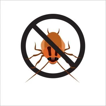 Redhead cockroach illustration Stock Illustration