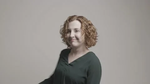 Redhead Dancing While Modeling Clothes Stock Footage 226473547