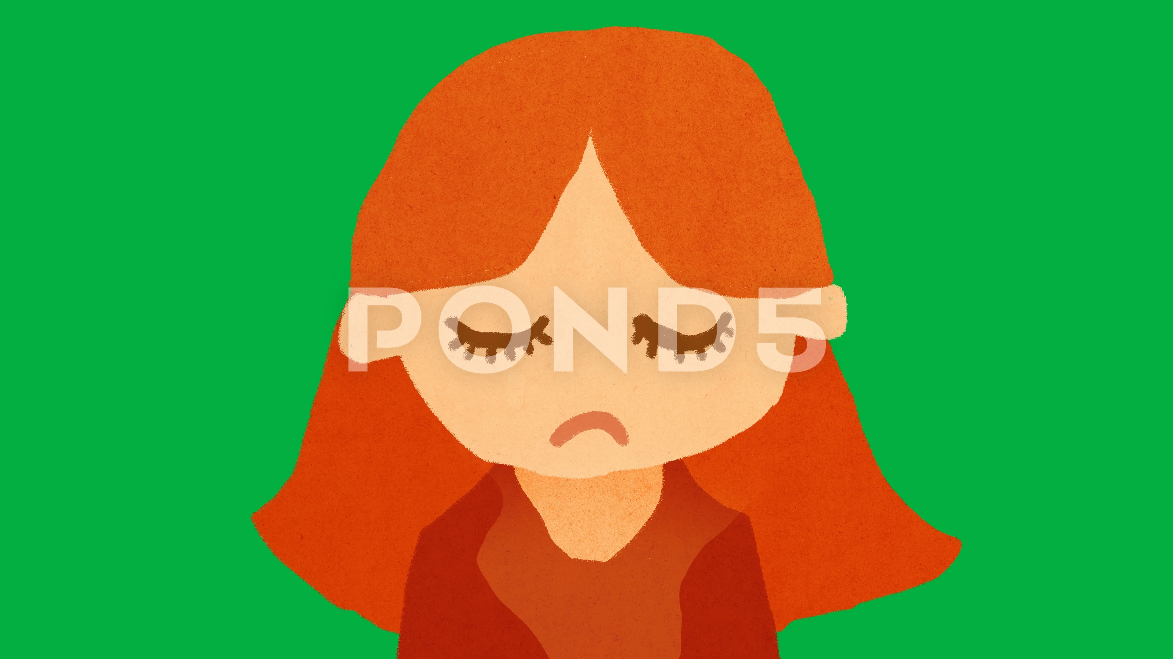 ginger red hair cartoon