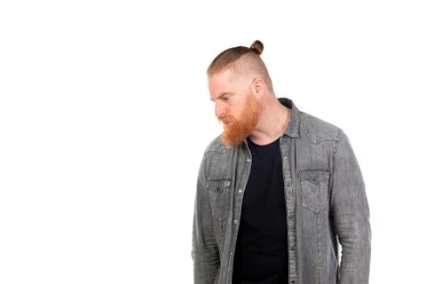 Redhead man Foto stock