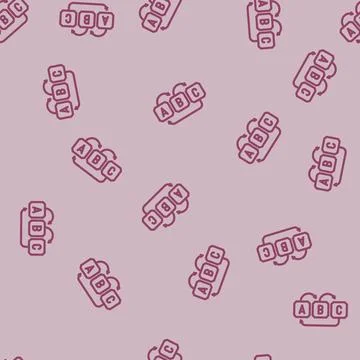 Redirect chain seo line vector seamless pattern イラスト素材