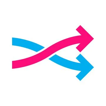 Redirect icon vector change direction symbolfor graphic design, logo, web sit 스톡 일러스트