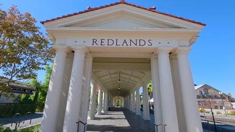 Redlands Historic train station Stock Footage 319799987