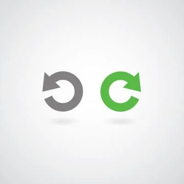 Redo and undo symbol Stock-Illustration