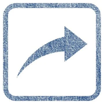 Redo Fabric Textured Icon Stock Illustration