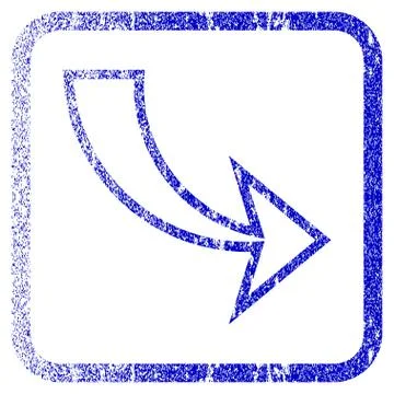 Redo Framed Textured Icon Stock Illustration
