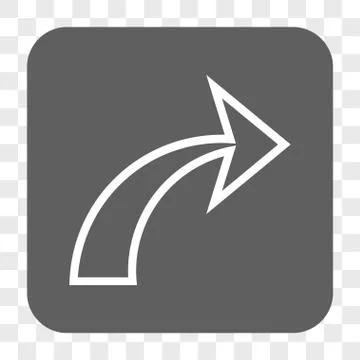Redo Rounded Square Button 스톡 일러스트