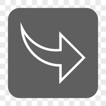 Redo Rounded Square Button Illustrazione stock