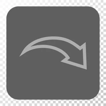 Redo Rounded Square Button 스톡 일러스트