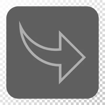 Redo Rounded Square Button Stock Illustration