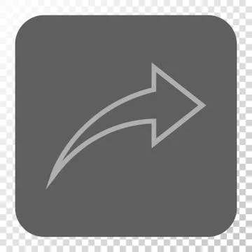 Redo Rounded Square Button 스톡 일러스트