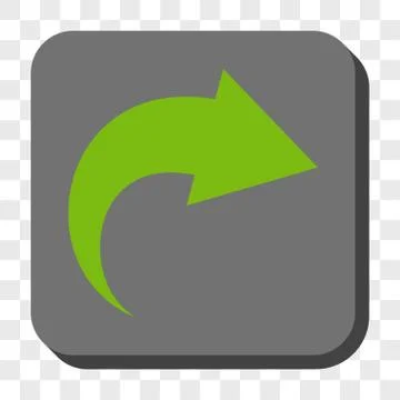 Redo Rounded Square Button Illustrazione stock